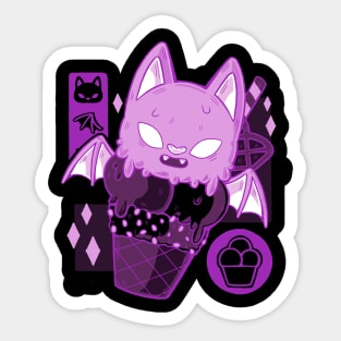 Bat Cream Sticker